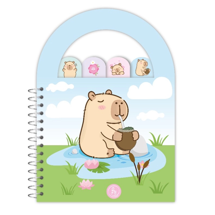 Libreta Ry Capybara 10x14 40 hojas Art.1101
